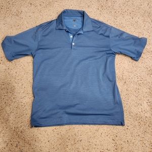 Mens Nike Blue Polo - With Dri-Fit - Size Medium